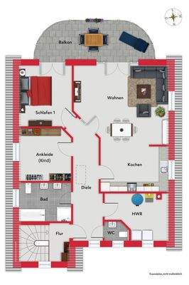 Grundriss Dachgeschoss