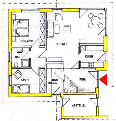 Grundrisszeichnung EG