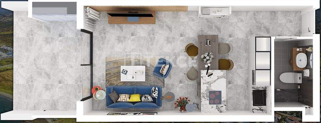 Studio Apartment for Sale in Girne Esentepe