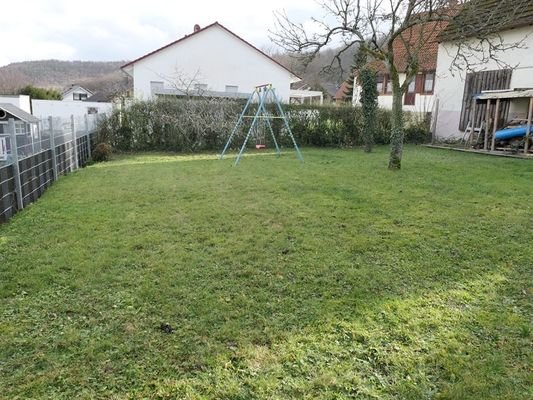 herrliche Gartenfläche