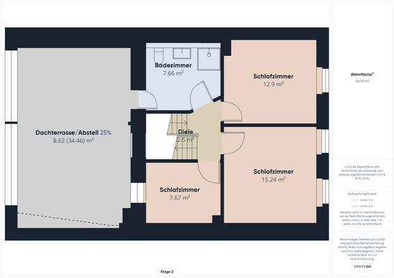 Obergeschoss Grundriss