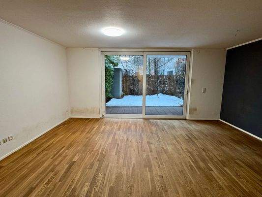 Wohnbereich ohne Möblierung