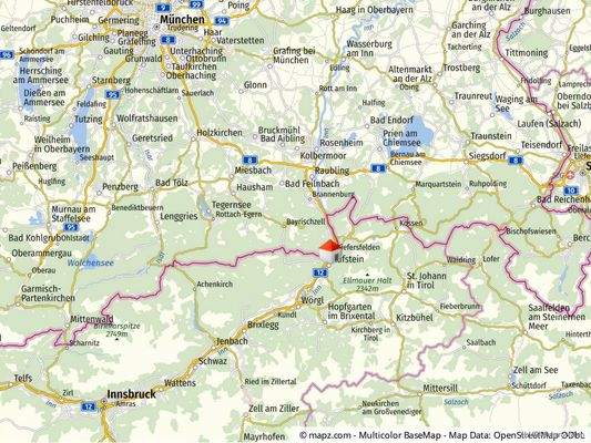 Bezirksstadt Kufstein die Perle Tirols