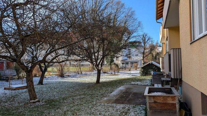 Gartenblick nach Westen