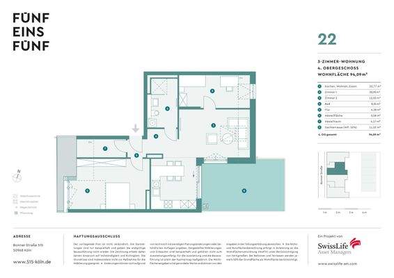 515 Grundriss Penthouse WHG 22