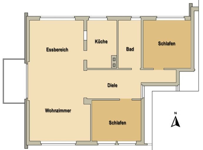 3 Zimmer Wohnung in Dortmund (Wichlinghofen)