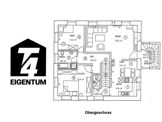 Grundriss Obergeschoss