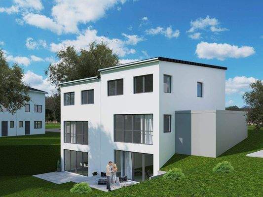 Haustyp flachgeneigtes Dach