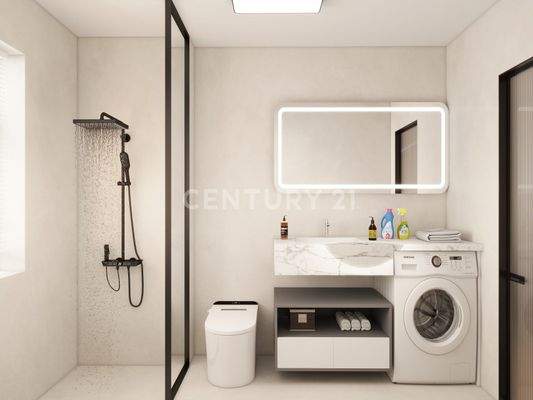 Badezimmer mit Dusche