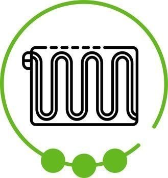 Inklusive Fußbodenheizung