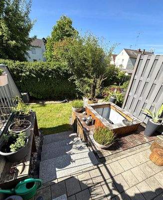 Treppe in den Garten