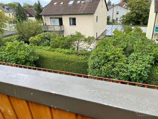 Blick vom Balkon