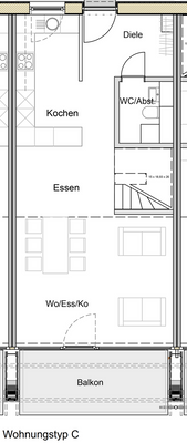 Grundriss TYP C 2.OG