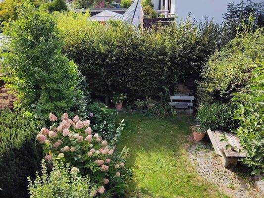 Gartenansicht vom 1. OG