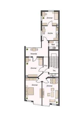 Grundriss 2. Obergeschoss
