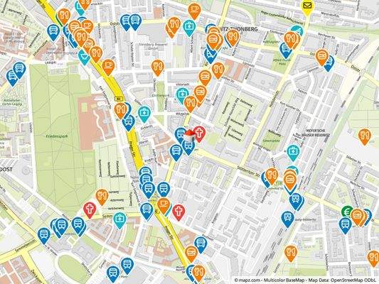 Geolyzer Kartenausschnitt