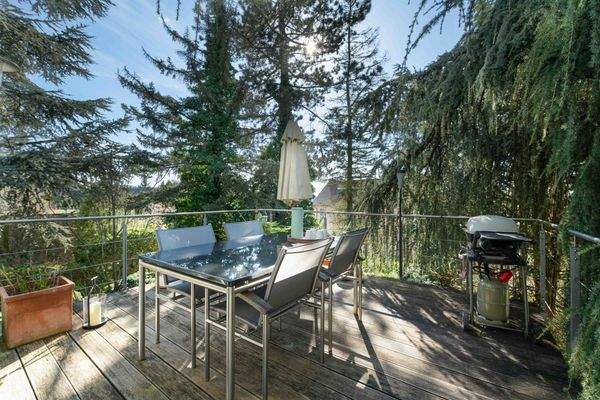 Balkon in Westausrichtung