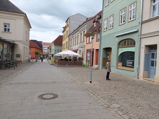 Blick Richtung Fußgängerzone