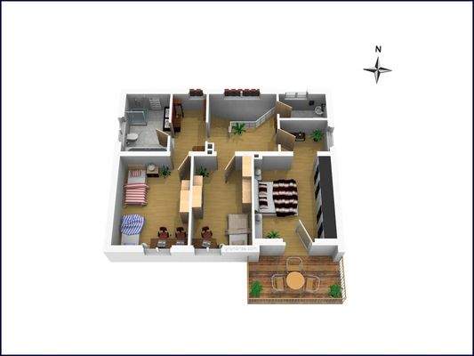 Grundriss Obergeschoss