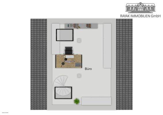 Raumanimation Spitzboden