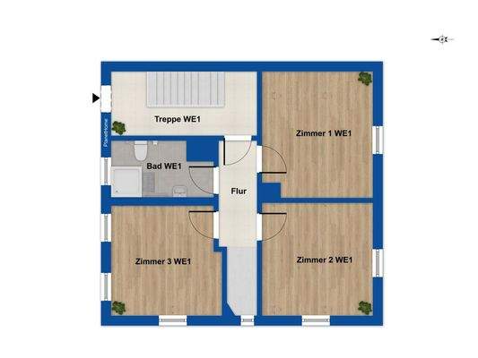Grundriss - 1. Obergeschoss