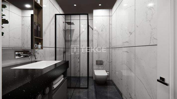 Apartments in a Gated Community with a Pool in Yalova Turkey