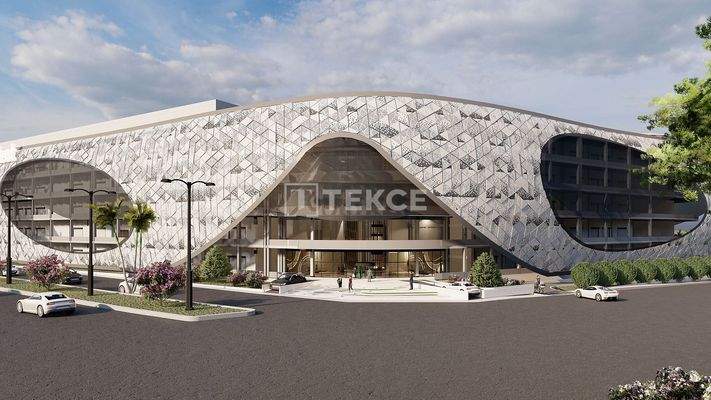 Shops in a High-Traffic Location Near Antalya Airport in Aksu