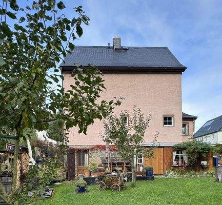 hintere Ansicht vom Haus