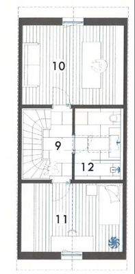 Grundriss Mittelhaus  DG