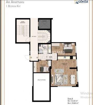 Stylish Flats Close to Metro and Sea in Istanbul Kadikoy