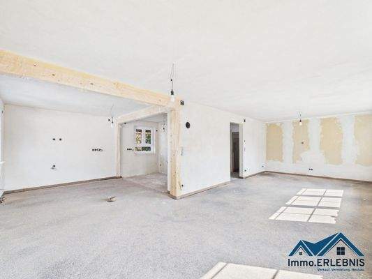 Offener Wohn/Ess/Kochbereich