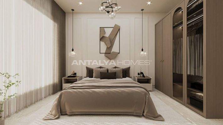 Flats with Rich On-Site Amenities in Alanya Center