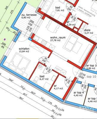 Grundriss Wohnung TOP 10