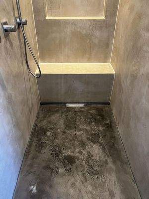 Dusche Fussboden beheizt