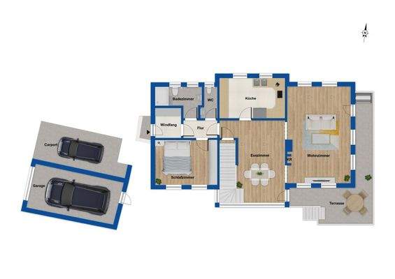 Grundriss Erdgeschoss