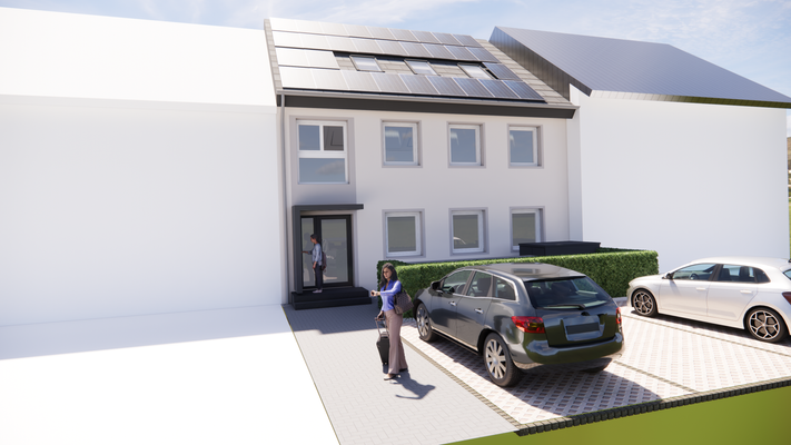 Vorderansicht nach Sanierung