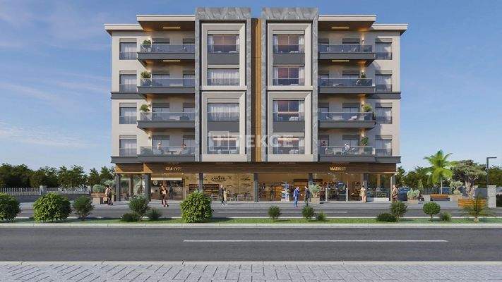 Apartments in a Complex with Pool Near the Beaches in İzmir