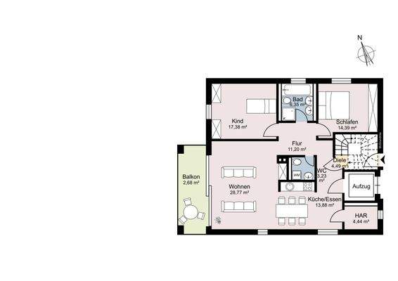 Erdgeschoss Whg. 4 Haus 2