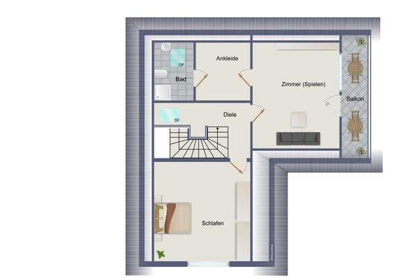 Grundriss Dachgeschoss