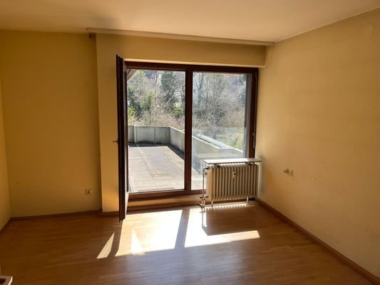 Schlafzimmer mit Terrasse