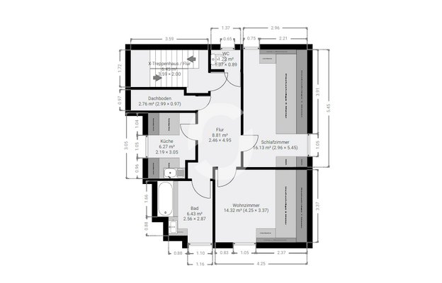 Grundriss Dachgeschoss