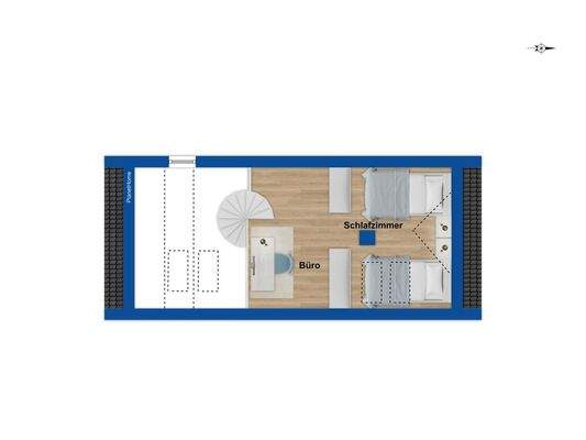 Grundriss Maisonettewohnung 2 