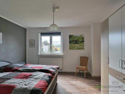 Blick ins Schlafzimmer