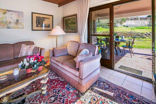 Blick zur Garten-Terrasse