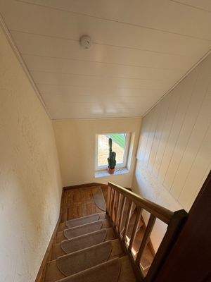 Treppe zum Dachgeschoss
