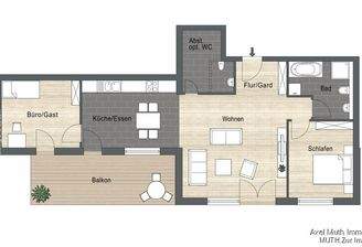 WE 14 - 2. Gartengeschoss - 3,5 ZKB