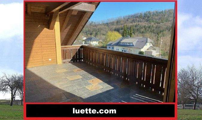 Balkon mit herrlichem Fernblick