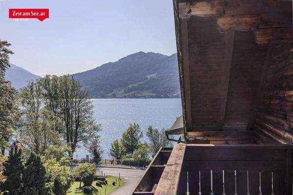 Blick zum See aus dem Dachgeschoß