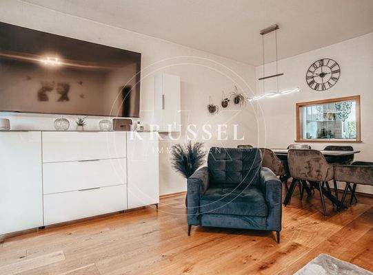 Wohnliche Verbindung von Kochen und Leben