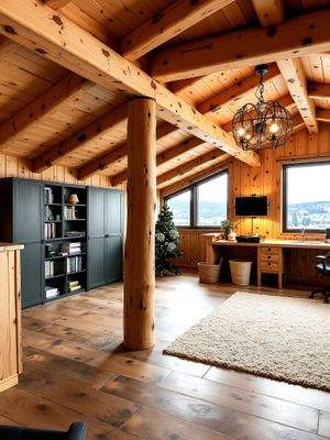 Dachgeschoss Einrichtungsbeispiel